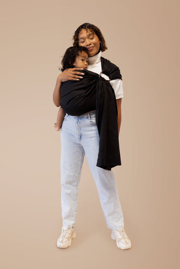 raven-linen-sling Wildbird - Sophia's StyleBaby Carrier-1